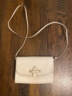 Frye White Crossbody Bag